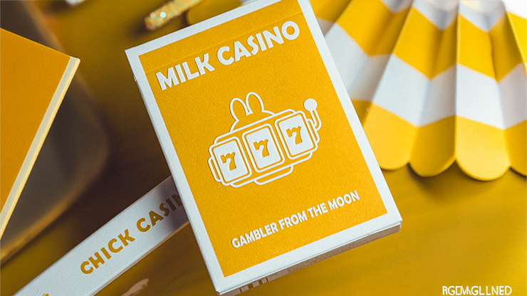 The Milk Casino Deck by Bacon Playing Card Company - magic tricks