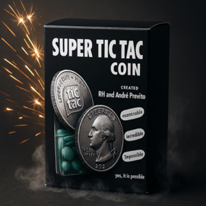 Super Tic Tac Coin by André Previato and RH - magic tricks