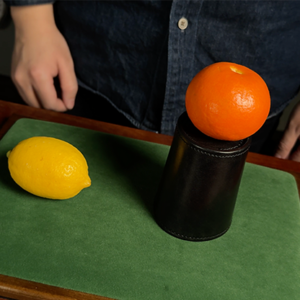 MS Leather Chop Cup by Bond Lee & MS Magic (Black) - magic tricks