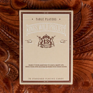 Limited No.13 Table Players Vol.13 Playing Cards by Kings Wild Project - magic tricks