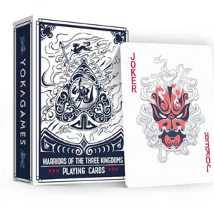 Warriors Of Three Kingdoms (Blue) Playing Cards by YOKAGAME - magic tricks