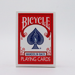 Bicycle Mandolin Box Empty (Red) by US Playing Card Co - magic tricks