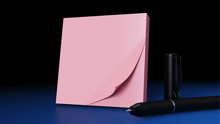 The Iarvel Magic Post-It Pad (Red) by Iarvel Magic - magic tricks