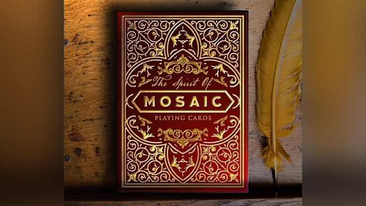 The Spirit of The Mosaic (Red) Playing Cards - magic tricks