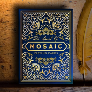 The Spirit of The Mosaic (Blue) Playing Cards - magic tricks