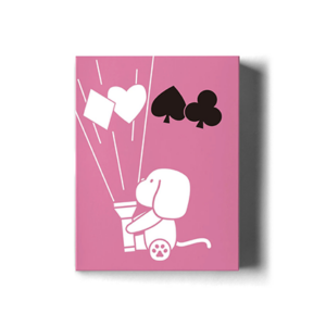 Diary of Kitten and Puppy – Puppy Pink Edition Playing Cards - magic tricks