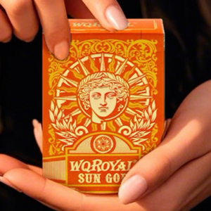 Sun God Greek Mythology Themed Orange Edition Playing Cards - magic tricks