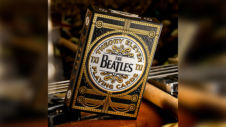The Beatles Special Edition (Black) Playing Cards by theory11 - magic tricks