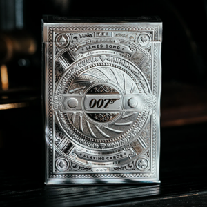 James Bond Silver Edition Playing Cards by theory11 - magic tricks