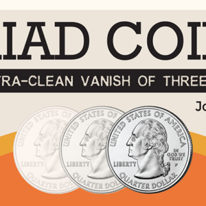 Triad Coins (Quarter) by Joshua Jay and Vanishing Inc. - magic tricks