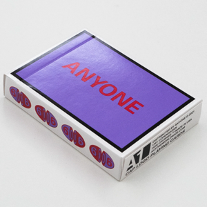 Purple/Red Cap Logo ANYONE Playing Cards - magic tricks