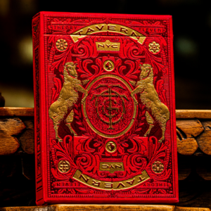 Tavern on the Green: Red Edition Playing Cards by theory11 - magic tricks