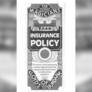The Magicians Insurance Policy - magic tricks