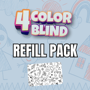 4 Color Blind Refill by Guillaume Bienne - magic tricks