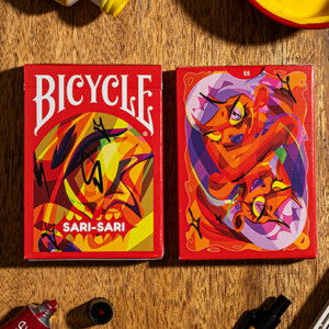 Bicycle Sari Sari (Code Red Edition) Playing Cards - magic tricks