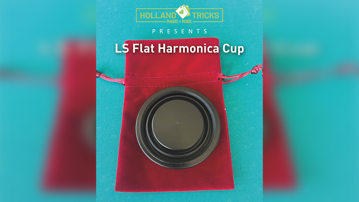 LS Flat Harmonica Cup by Leo Smetsers - magic tricks