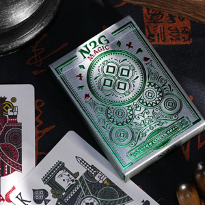 COIPIX (Green) Playing Cards by N2G - magic tricks