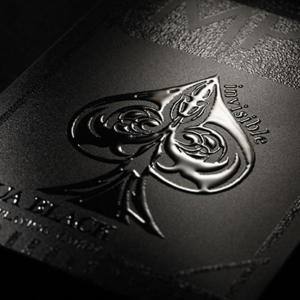 Aqua Black Invisible Playing Cards by MPC - magic tricks