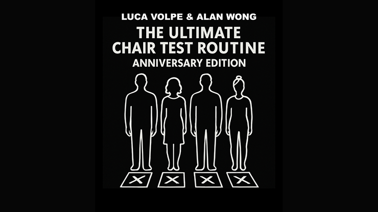 Anniversary Edition Ultimate Chair Test (Stage) by Luca Volpe and Alan Wong - magic tricks