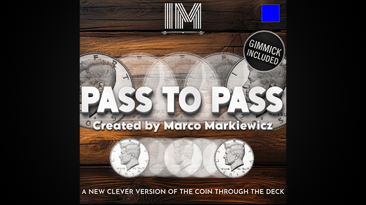 Pass To Pass (Blue) by Marco Markiewicz - magic tricks
