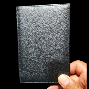 Mini Bombshell Wallet (Black Pebble) by CAHYO - magic tricks