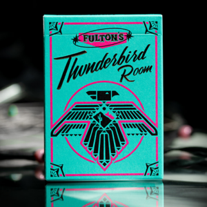 FULTON’S THUNDERBIRD ROOM TURQUOISE EDITION PLAYING CARDS - magic tricks