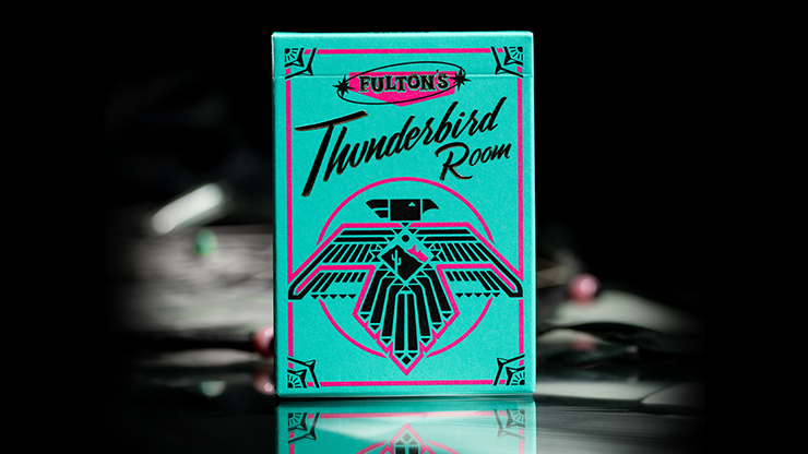 FULTON’S THUNDERBIRD ROOM TURQUOISE EDITION PLAYING CARDS - magic tricks