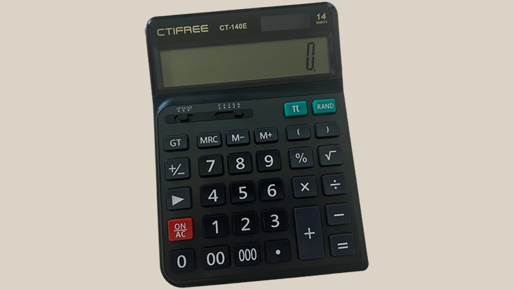 Electricks Quantum Calculator (Black) - magic tricks