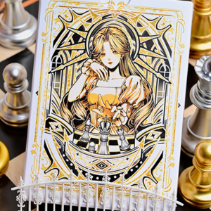 CHESS White Playing Cards by Hidden Light - magic tricks