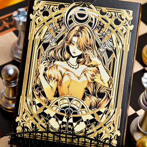 CHESS Black Playing Cards by Hidden Light - magic tricks