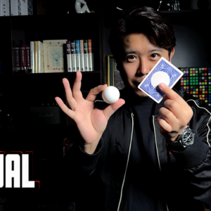 Ball on Card (Blue) by Bond Lee & MS Magic - magic tricks