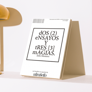 tWO (2) eSSAYS aND tHREE [3] tRICKS. by Julio Montoro (Spanish) - magic tricks