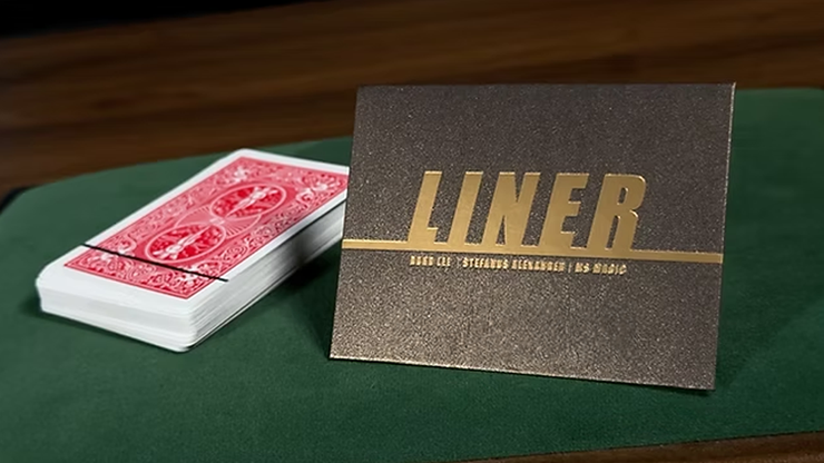LINER by Bond Lee, Alexander Stefanus & MS Magic (Red) - magic tricks