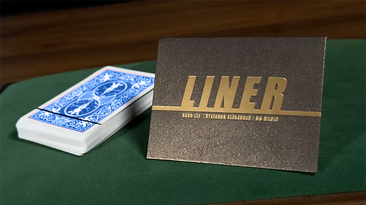 LINER by Bond Lee, Alexander Stefanus & MS Magic (Blue) - magic tricks