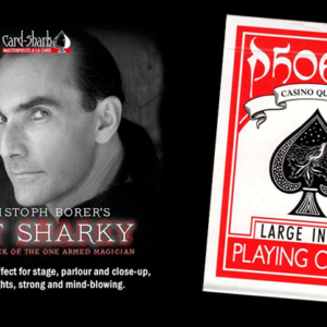 Get Sharky Large Index (Red) by Christoph Borer - magic tricks
