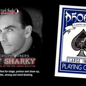 Get Sharky Large Index (Blue) by Christoph Borer - magic tricks