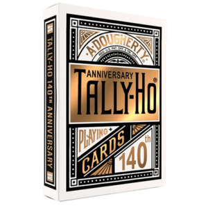 Tally Ho 140th Anniversary (Metaluxe) Playing Cards by US Playing Card - magic tricks