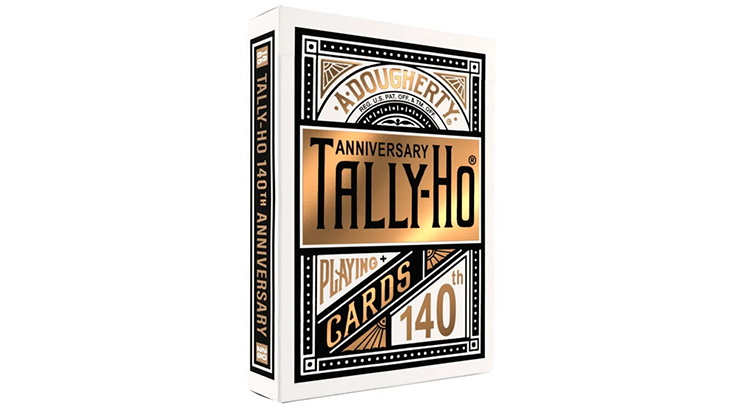 Tally Ho 140th Anniversary (Metaluxe) Playing Cards by US Playing Card - magic tricks