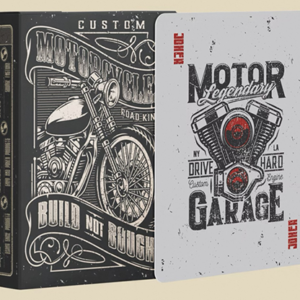 Custom Motorcycles Playing Cards - magic tricks