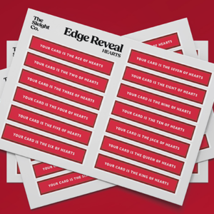 Edge Reveal (RED Suits) by The Sleight Co - magic tricks