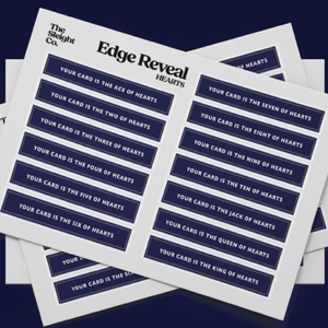 Edge Reveal (Blue Suits) by The Sleight Co - magic tricks