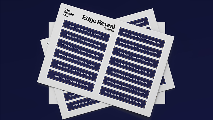 Edge Reveal (Blue Suits) by The Sleight Co - magic tricks