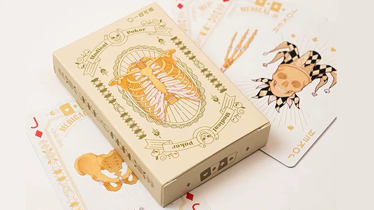 Medical Poker (White) Playing Cards - magic tricks