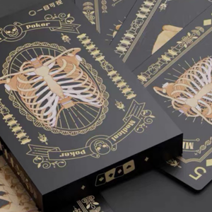 Medical Poker (Black) Playing Cards - magic tricks