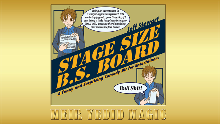 Stage Size B.S. Board by Jeff Stewart - magic tricks