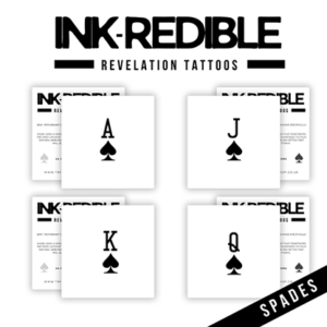 Ink-Redible Revelation Tattoos (Spades) by Twisted Minds - magic tricks