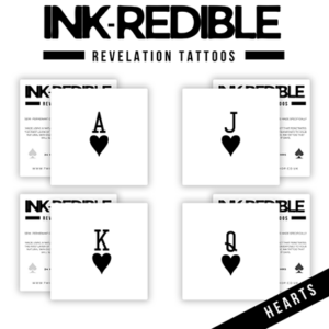 Ink-Redible Revelation Tattoos (Hearts) by Twisted Minds - magic tricks