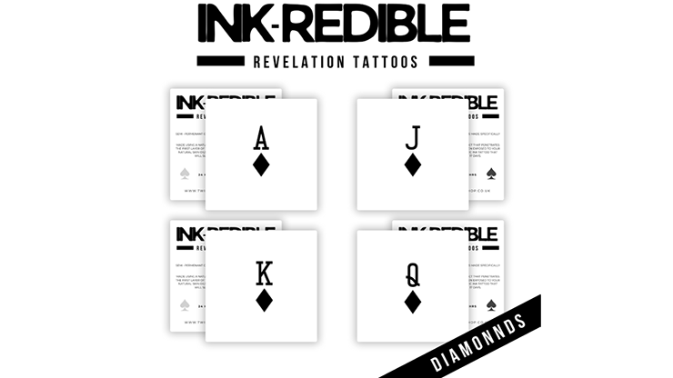 Ink-Redible Revelation Tattoos (Diamonds) by Twisted Minds - magic tricks