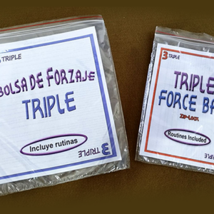 Triple Force Zip Lock Bag (Small, 6.5 x 9.5″) - magic tricks