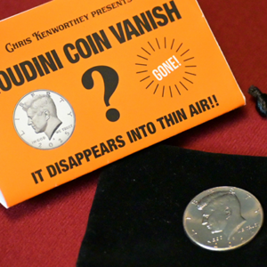 Houdini Coin Vanish by Chris Kenworthey - magic tricks